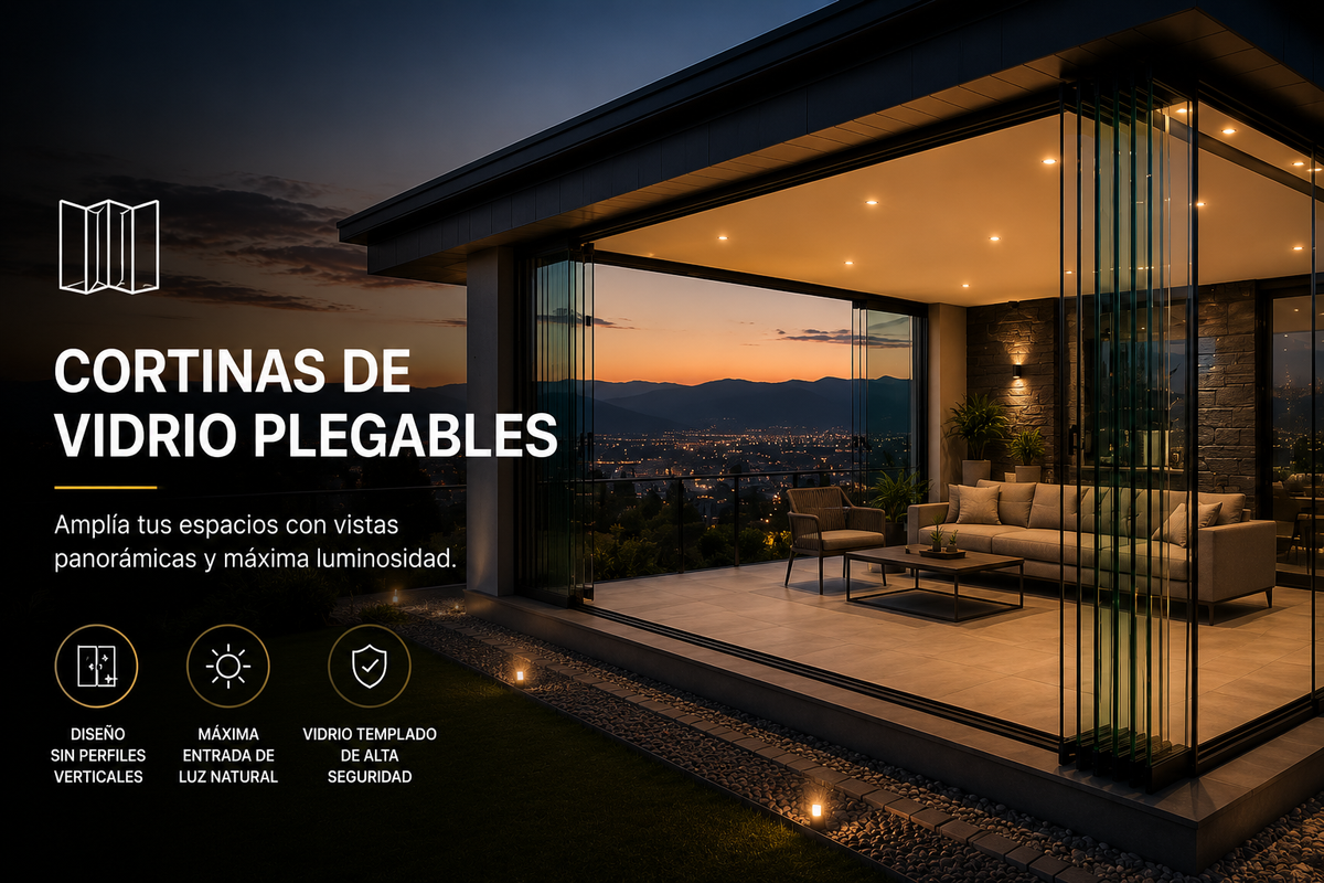 Cortinas de Vidrio Plegables
