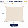 Toldo Vela Performance 320GR  7×9 m
