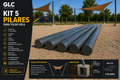 KIT 5 PILARES 6"X5MMX6M