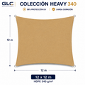 Toldo Vela Heavy GR 340  12x12 m
