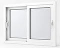 Ventana Corredera PVC Blanca 120x100cm (Ancho 120 × Alto 100 cm) | Termopanel 4/10/4